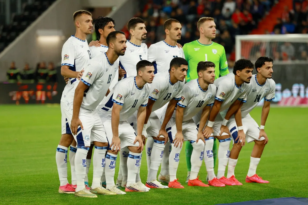 Israel's Saied Abu Farchi Sent Off for Gun Celebration in Nations League Loss to Austria