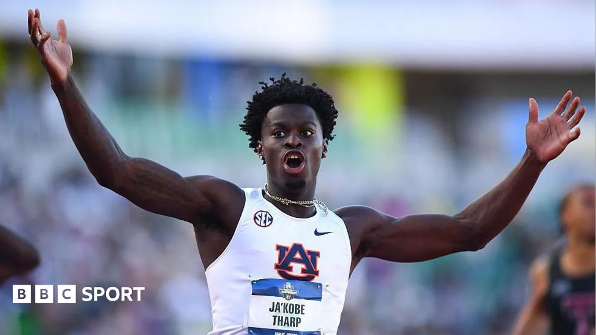Ja'Kobe Tharp Sets 110m Hurdles World Record at NCAA Championships