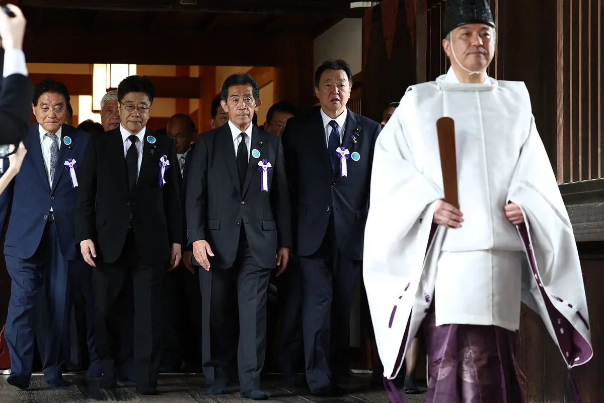 Japan's Defense Minister Visits Yasukuni Shrine, Prompting Chinese Diplomatic Protest
