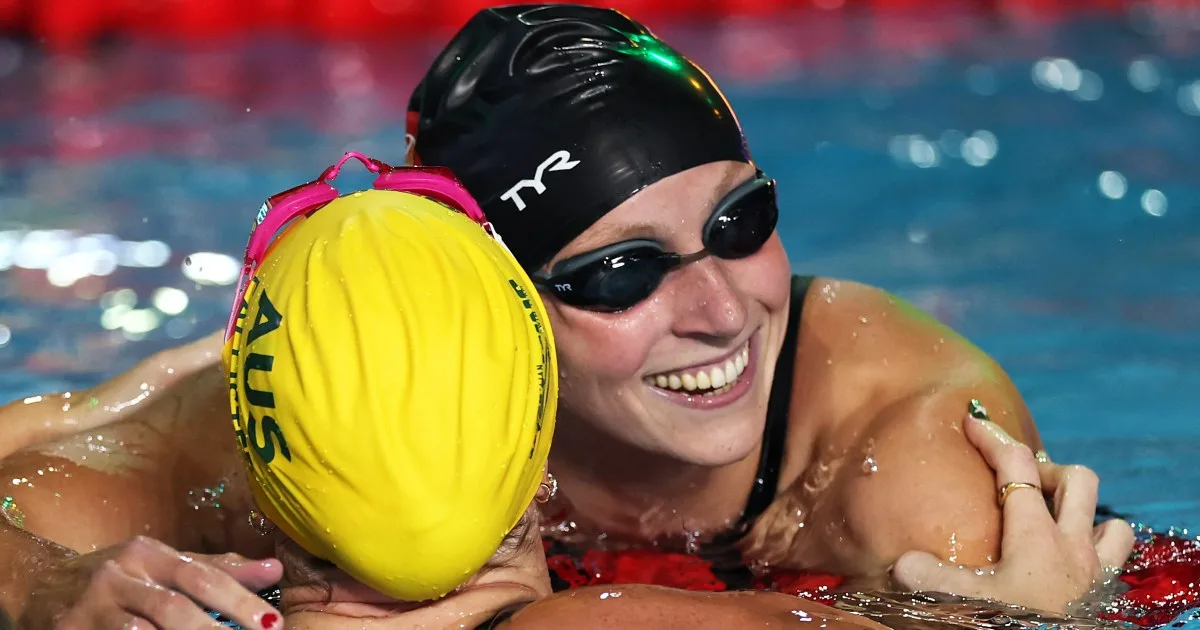 Lani Pallister Defeats Katie Ledecky in 800m Freestyle at Pan Pacific Championships