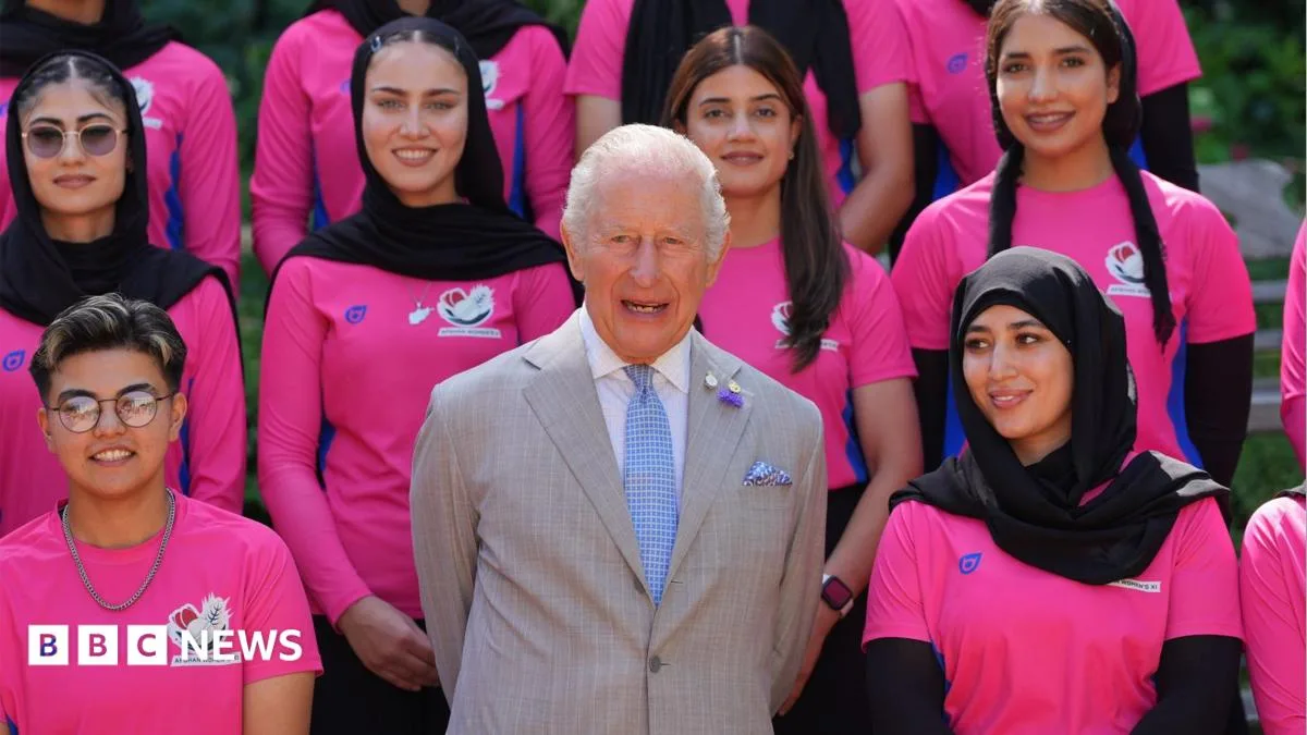 King Charles Meets Afghan Women’s Cricket Team Barred from Official Play