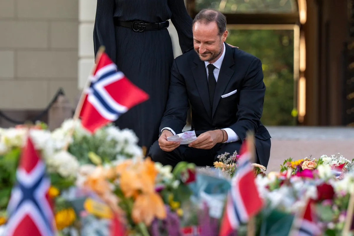 King Haakon VIII Sworn In With Oath to Norwegian Constitution in Oslo Parliament