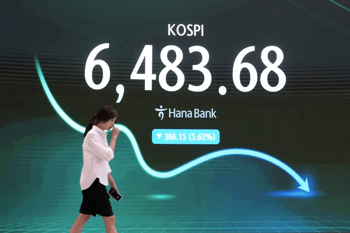 KOSPI Drops Over 5% as South Korean Tech Stocks Lead Asian Market Declines