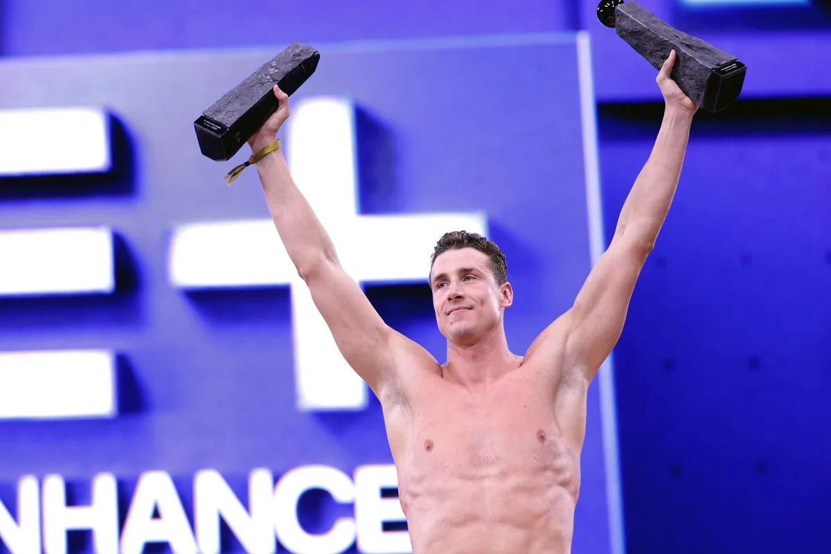 Kristian Gkolomeev Sets 50m Freestyle World Record at Enhanced Games