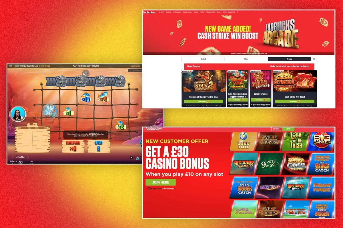 Ladbrokes Offers £10 Casino Bonus and 100 Free Spins for New Customers