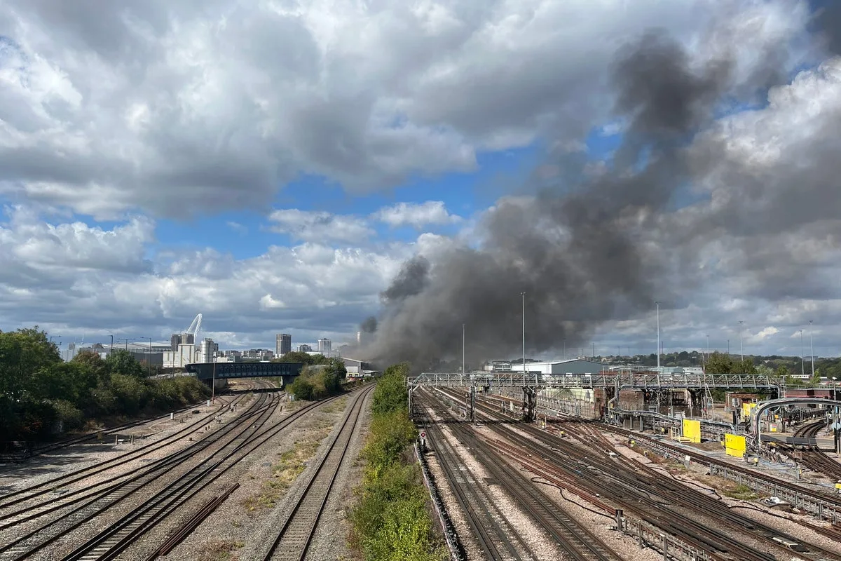 Large Fire Near Wembley Stadium Disrupts Transport and Prompts Major Response