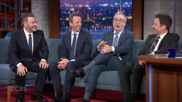 Late-Night Hosts Reunite on 'The Late Show' Ahead of Colbert's Final Episode