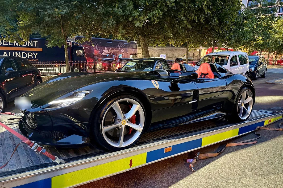 London Police Seize Record $10 Million in Supercars During Weekend Crackdown