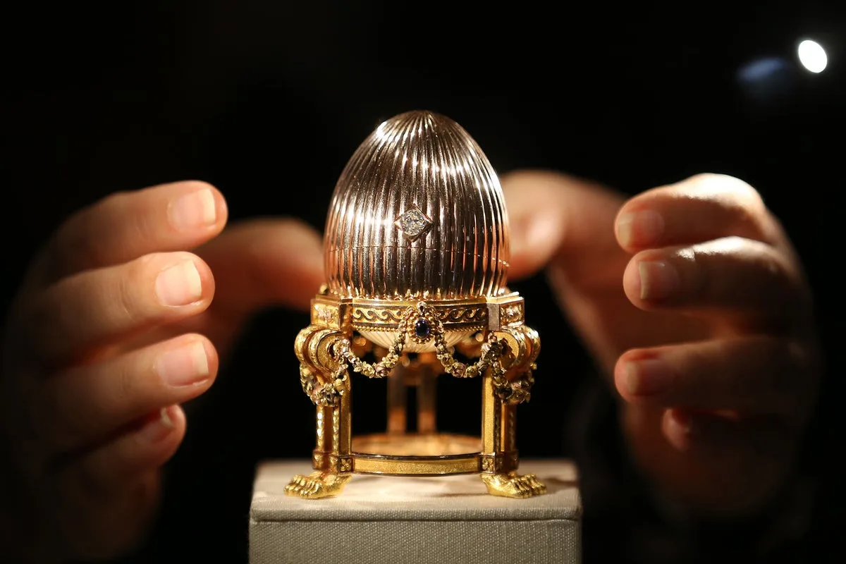 Man admits stealing handbag with Fabergé egg worth £2-3 million in London