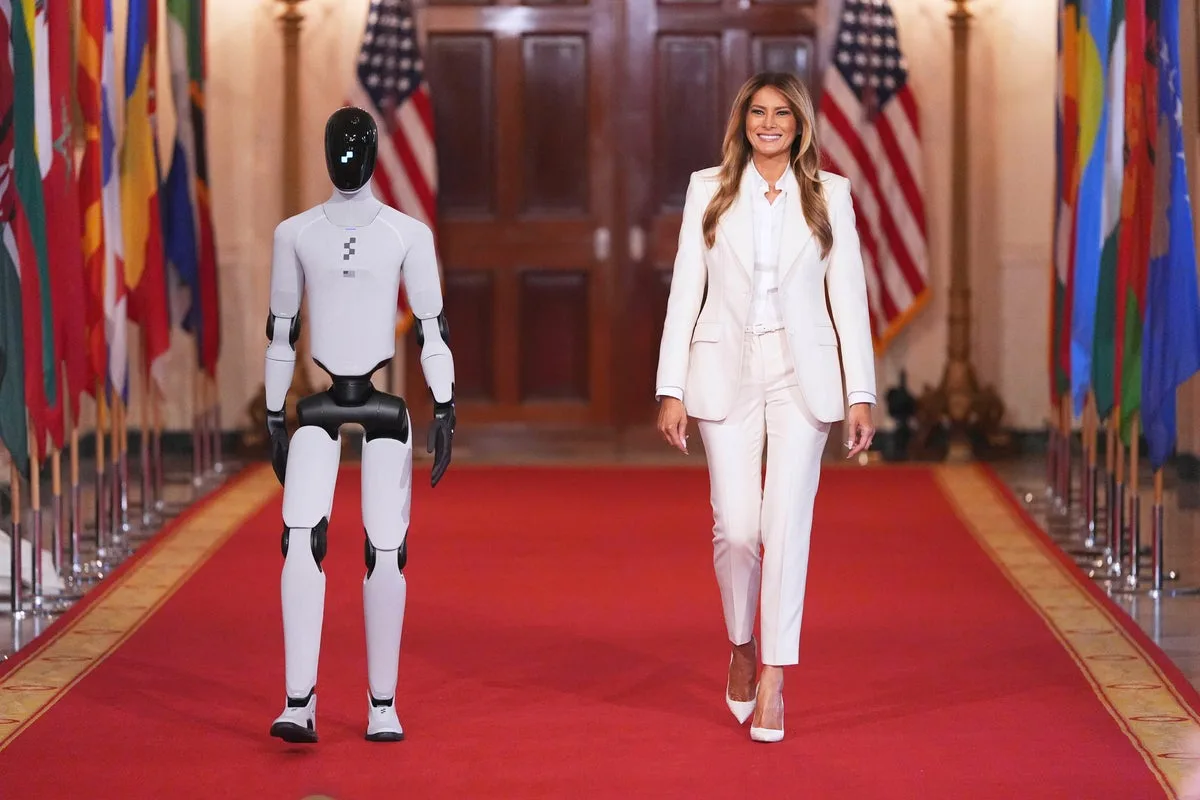 Melania Trump Introduces Humanoid Robot at White House Education Summit