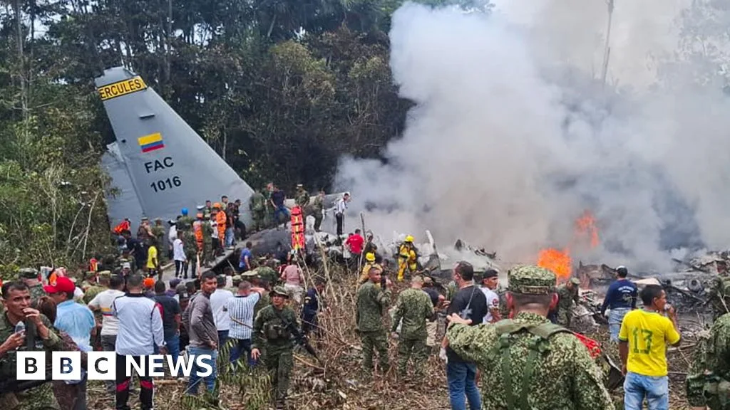Military Plane Crash in Southern Colombia Kills Dozens, Search for Missing Soldiers Ongoing