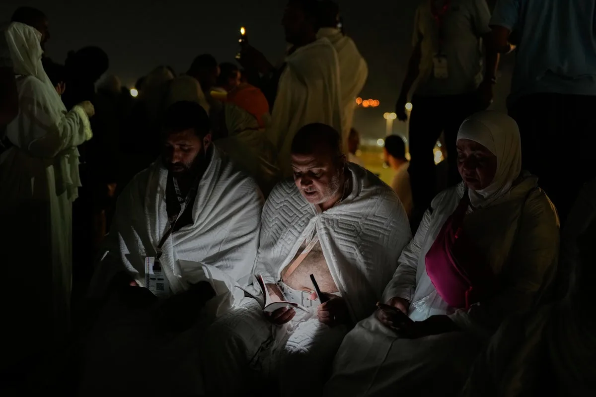 Muslim Pilgrims Gather on Mount Arafat for Peak of Annual Hajj Pilgrimage