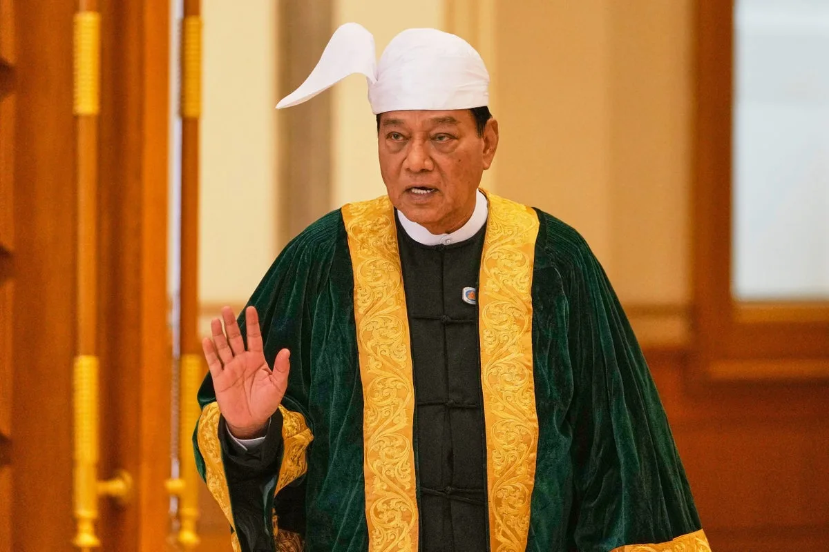 Myanmar Junta Chief Min Aung Hlaing Nominated for Presidential Vote