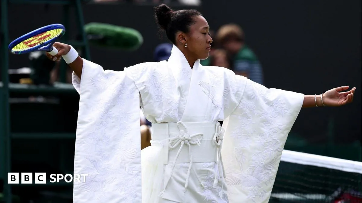 Naomi Osaka's Kimono-Inspired Outfit Draws Attention at Wimbledon 2026