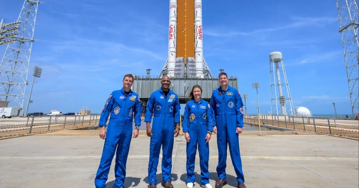 NASA Prepares for Artemis II Moon Mission Launch With Four-Astronaut Crew
