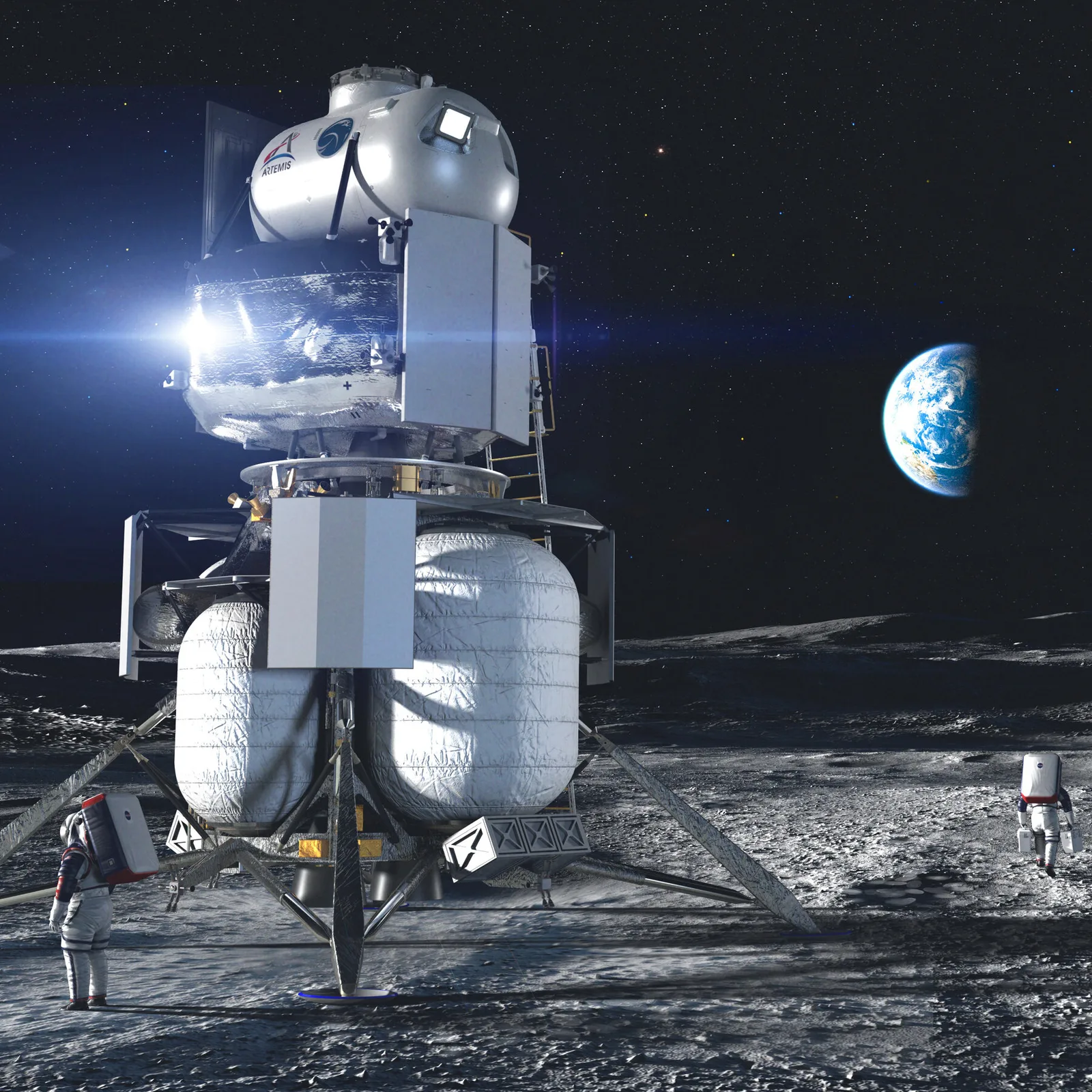NASA Updates Artemis III Lunar Lander Plans and Crew Assignments