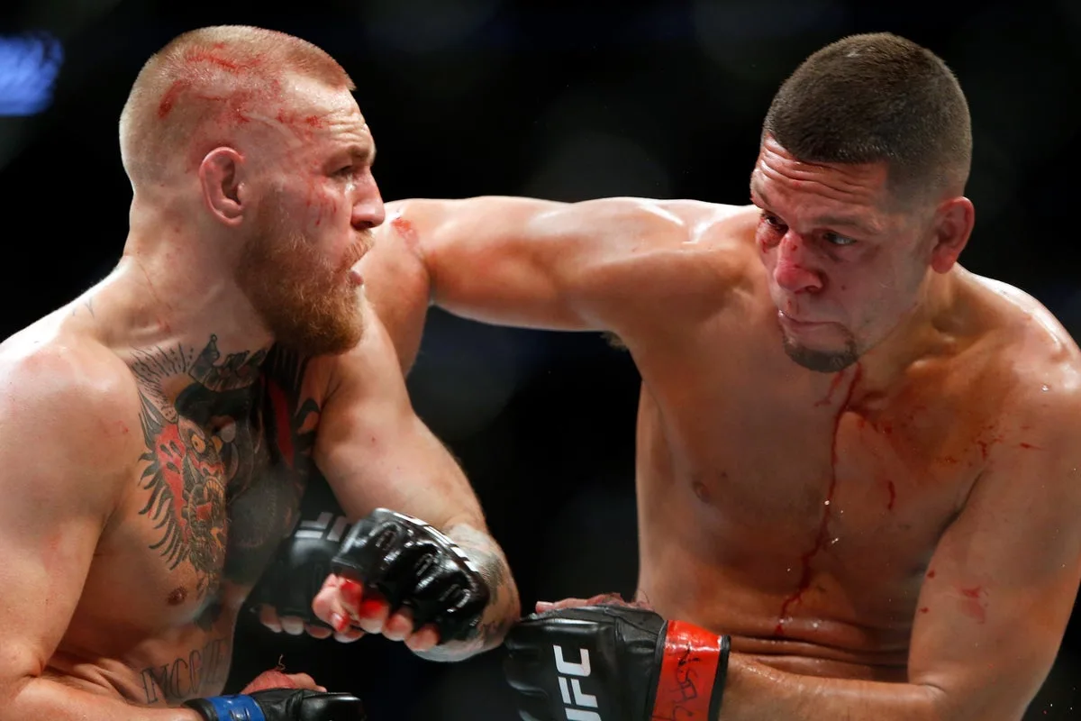Nate Diaz to Face Mike Perry on Ronda Rousey vs Gina Carano Undercard