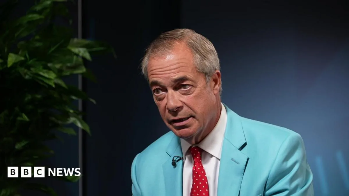 Nigel Farage Responds to Reform UK Foreign Donations Controversy at Party Conference