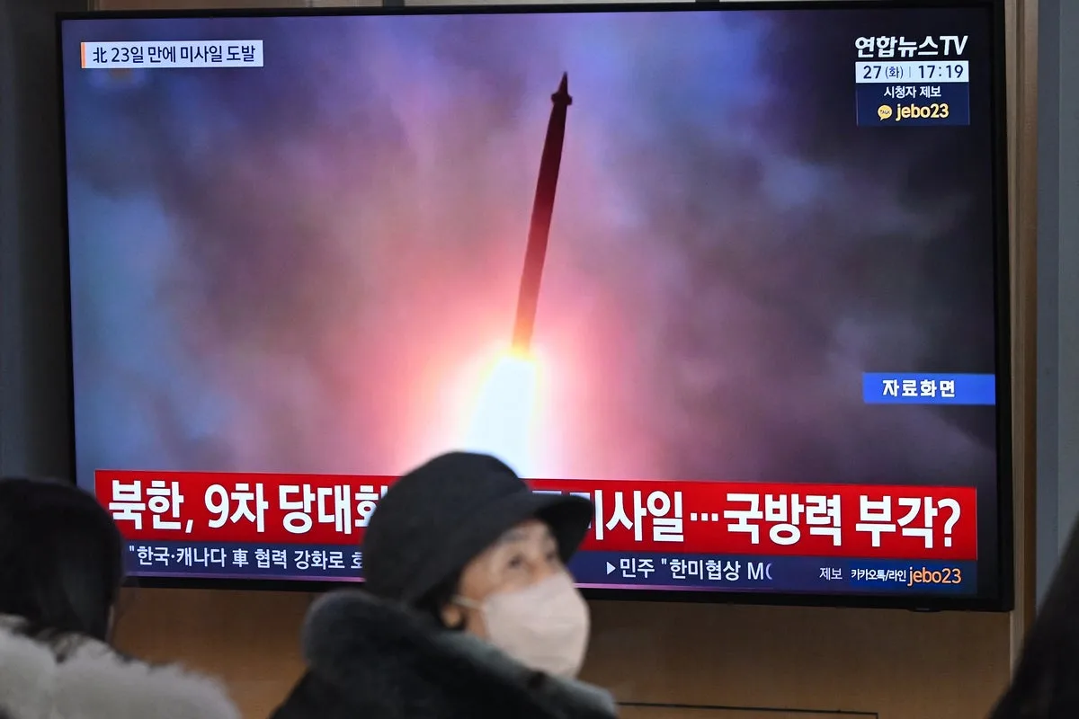 North Korea Fires Suspected Ballistic Missile That Falls Into Sea After Reported Abnormality
