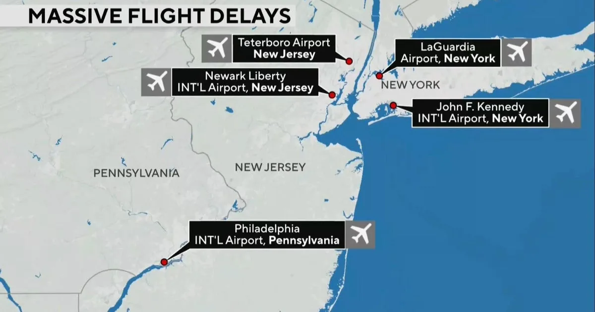 FAA Equipment Failure Causes Widespread Flight Delays Across Northeast Airports