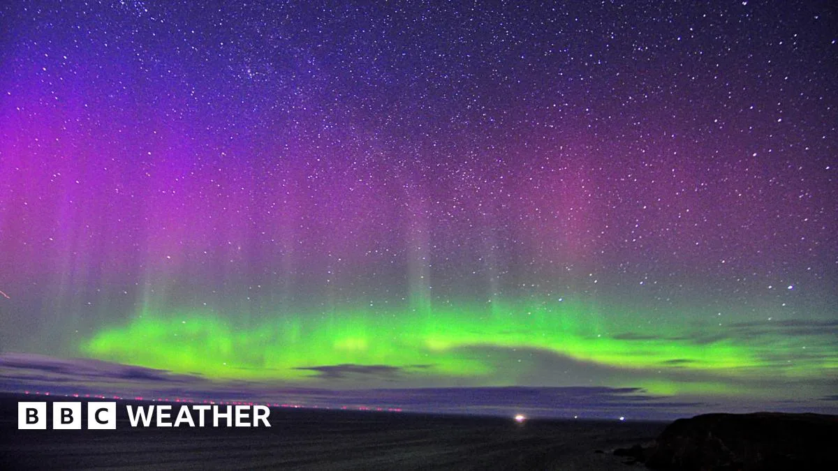 Northern Lights Display Observed in UK and Alaska with Bright Colours