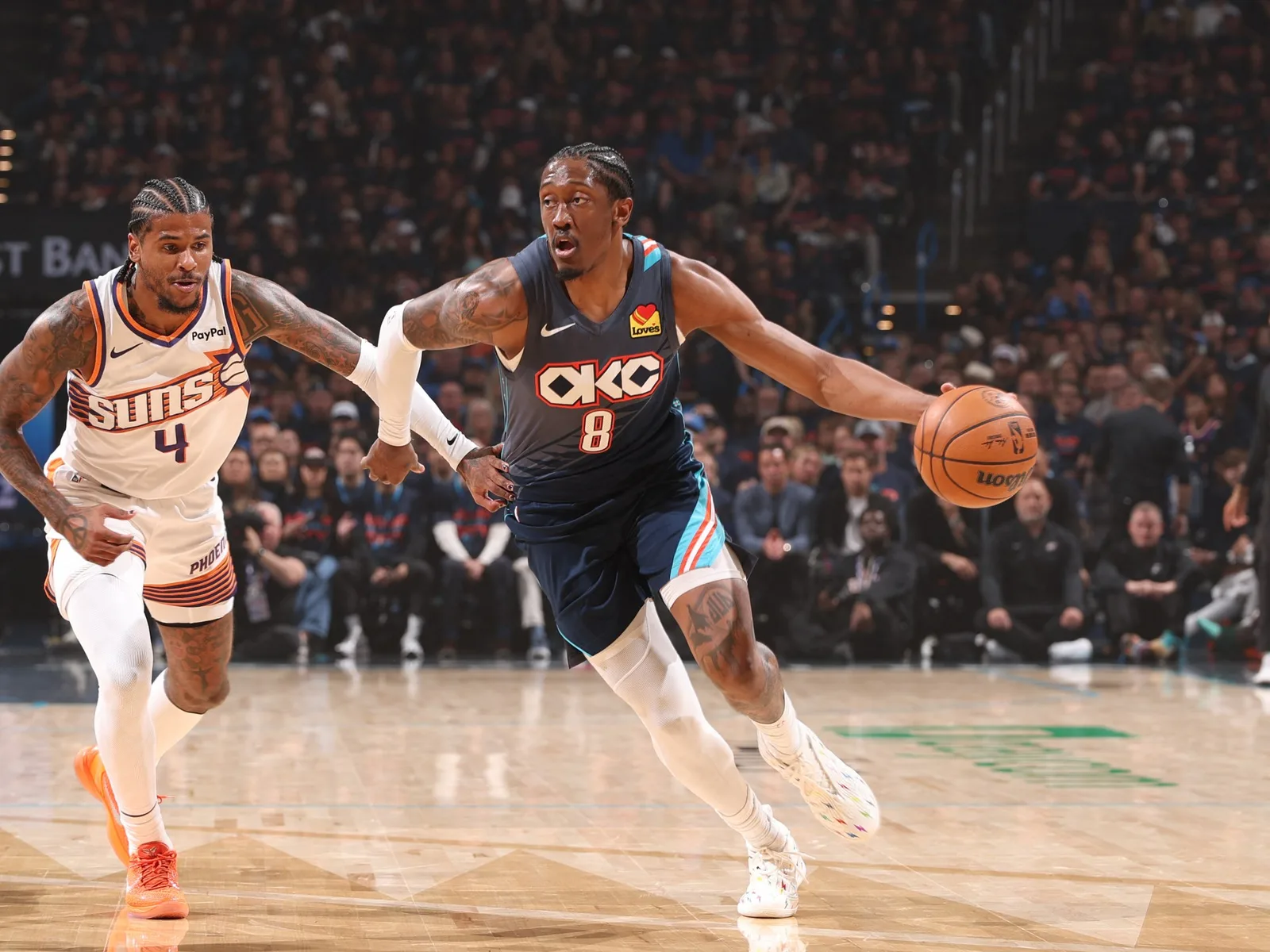 Oklahoma City Thunder Defeat Phoenix Suns 120–107 in Playoff Game 2