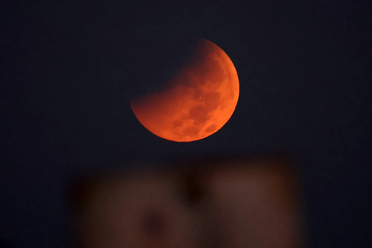 Partial Lunar Eclipse Turns Moon Red Across U.S. on August 27-28