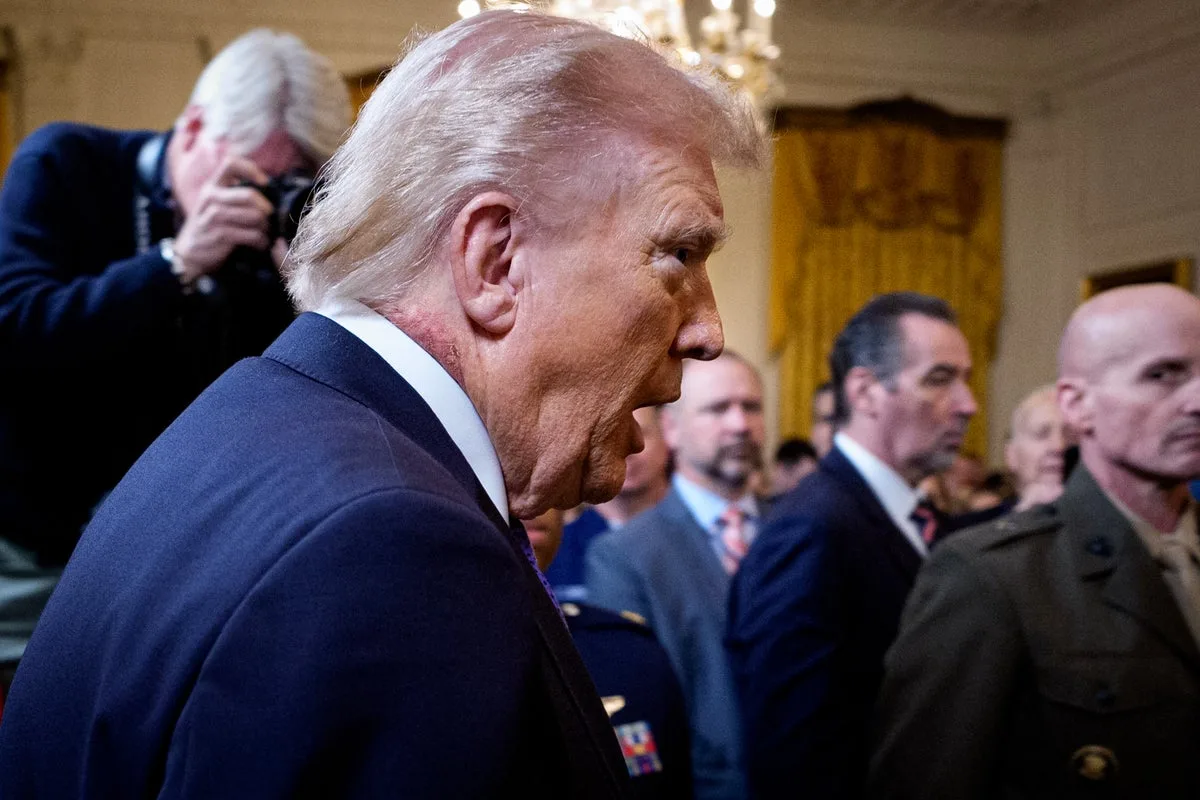 President Trump Appears with Rash on Neck; Doctor Offers No Explanation