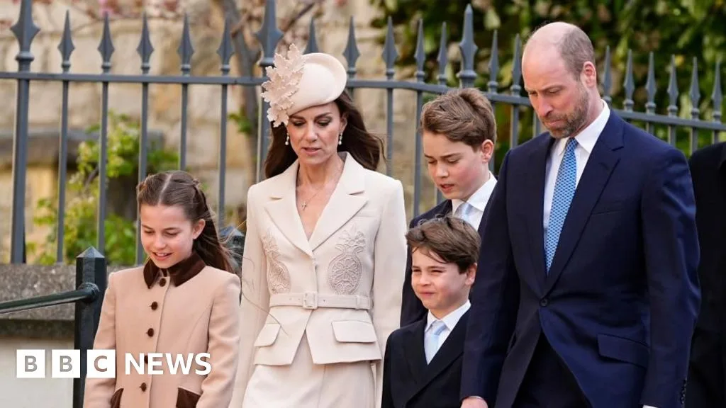 Royal Family Attends Easter Service at Windsor Castle Without Andrew-Mountbatten Windsor