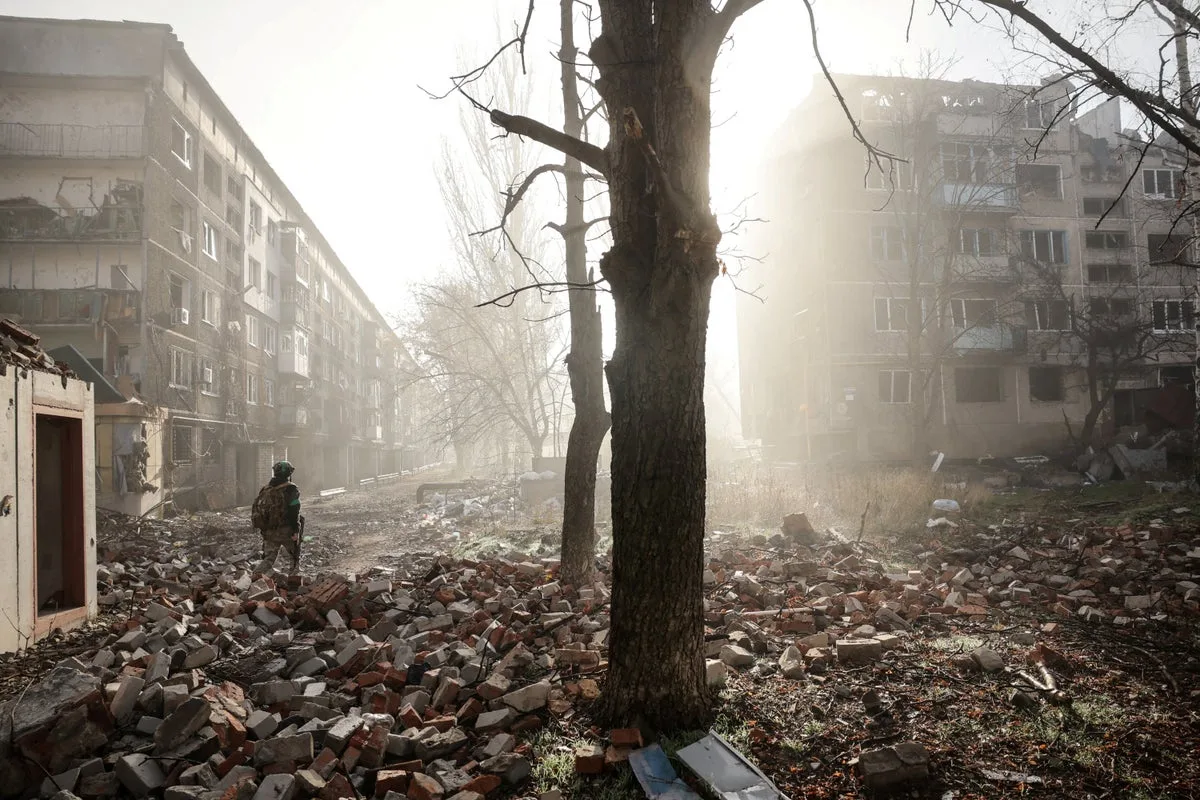 Russian Drone Attack Kills Two in Kherson as Fighting Nears Kostiantynivka