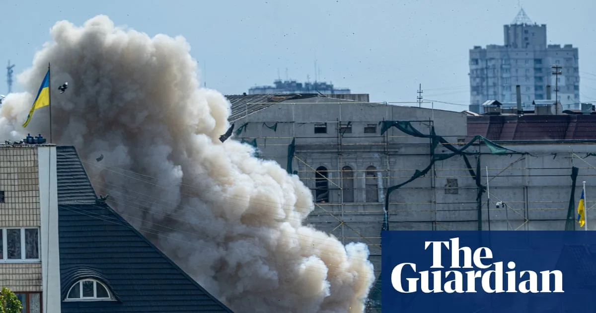 Russian Drone Strike Hits Ukraine's SBU Intelligence Headquarters in Kyiv
