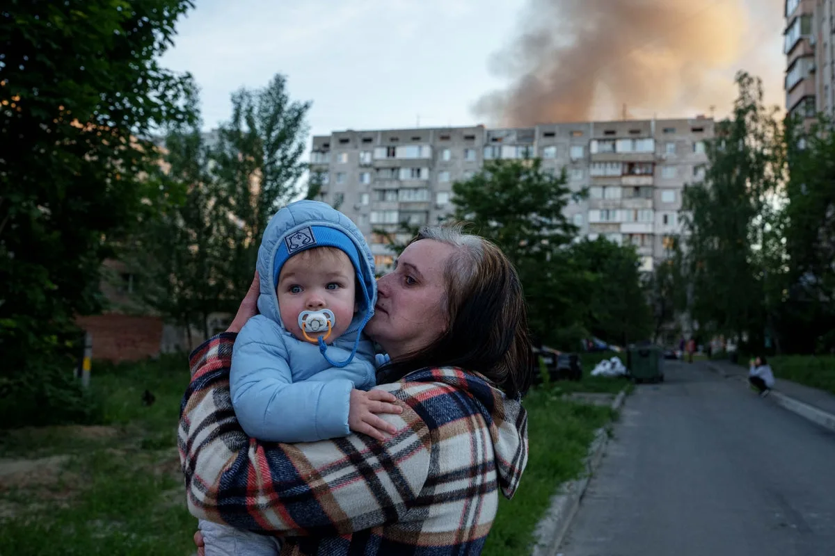 Russian Missile and Drone Strikes Hit Kyiv and Other Ukrainian Cities