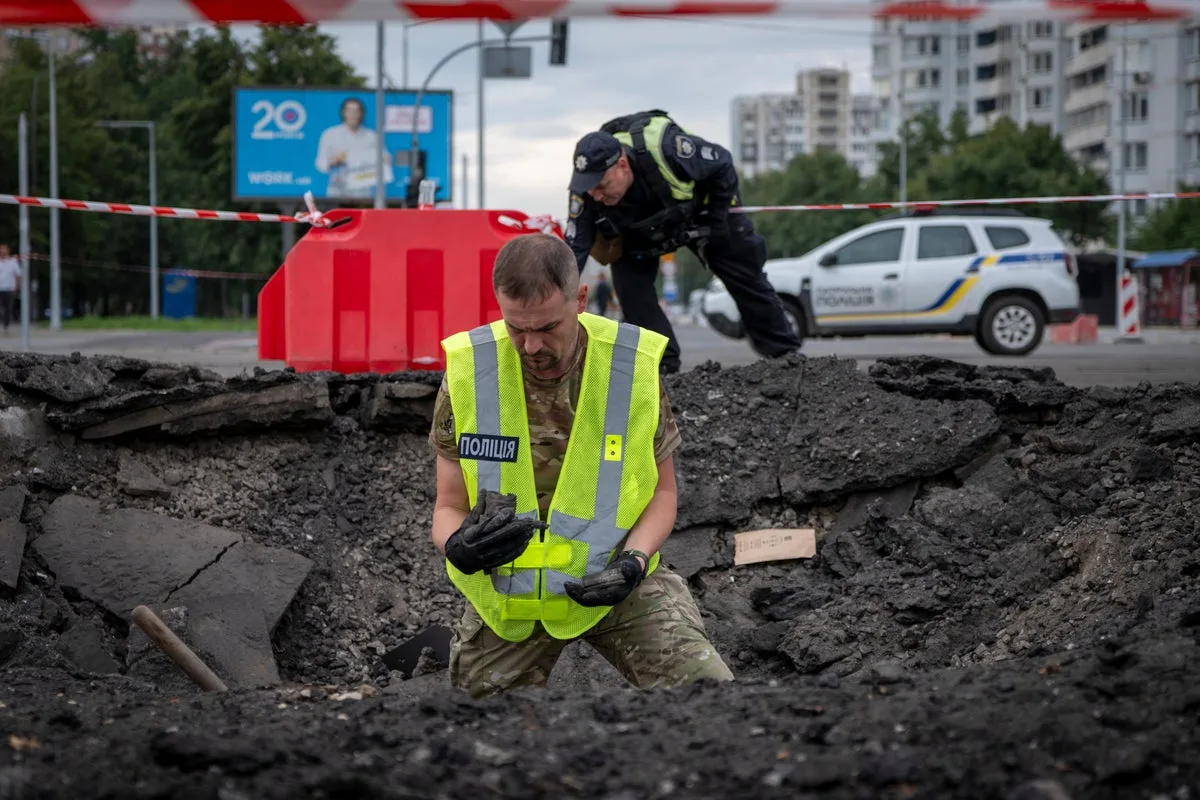Russian Missile and Drone Strikes on Kyiv Injure Multiple Civilians