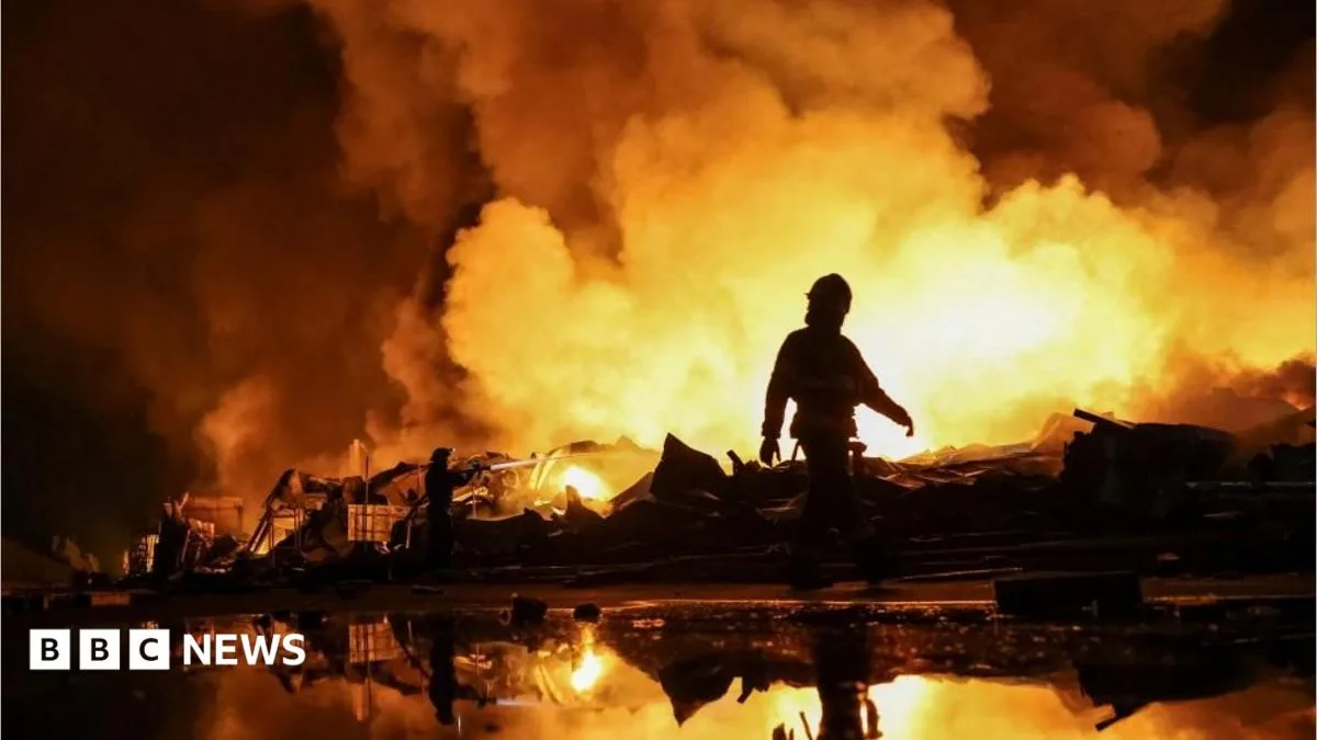 Russian Missile Strikes on Kyiv Kill at Least 17 and Injure Dozens