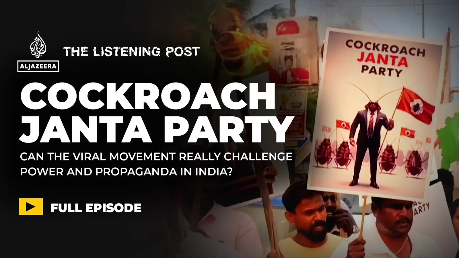 Satirical 'Cockroach Janta Party' Gains Traction Among India's Gen Z Online