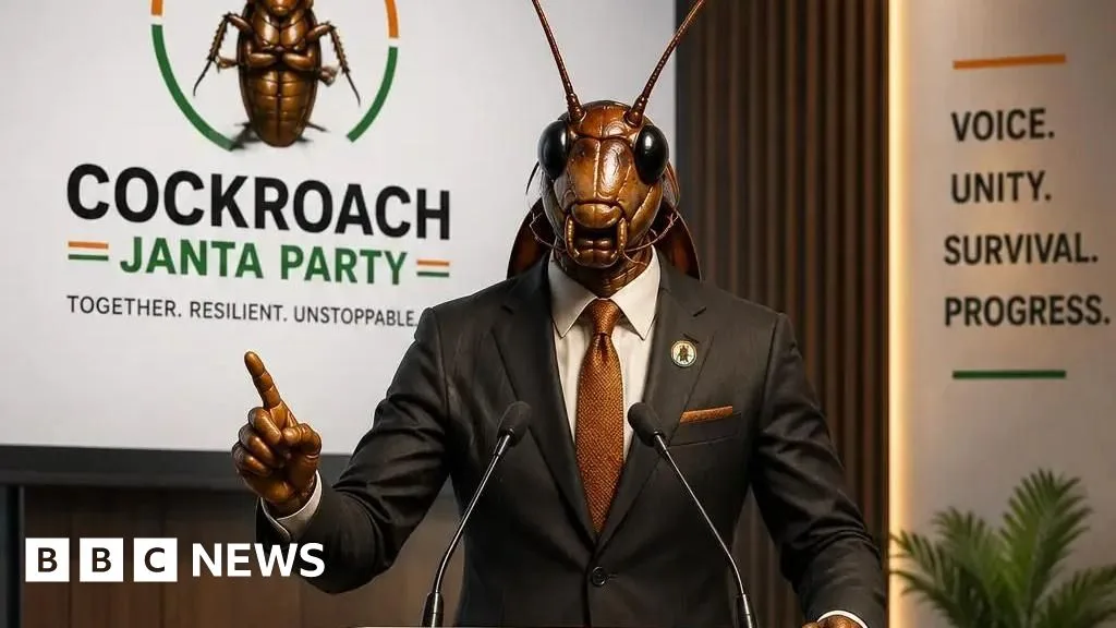 Satirical 'Cockroach' Party Gains Viral Support Among Indian Youth