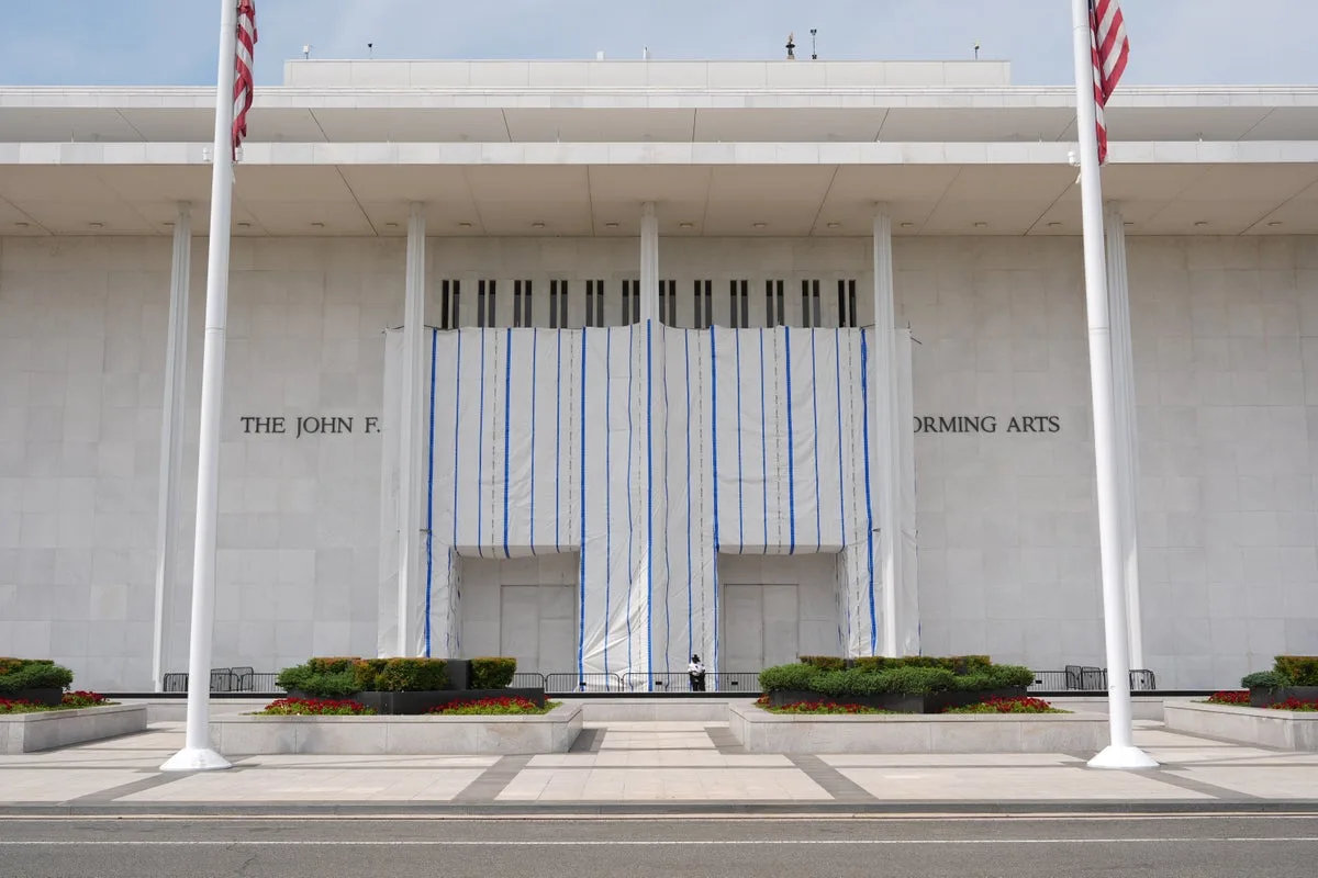 Section of Kennedy Center Ceiling Collapses in Grand Foyer, No Injuries Reported