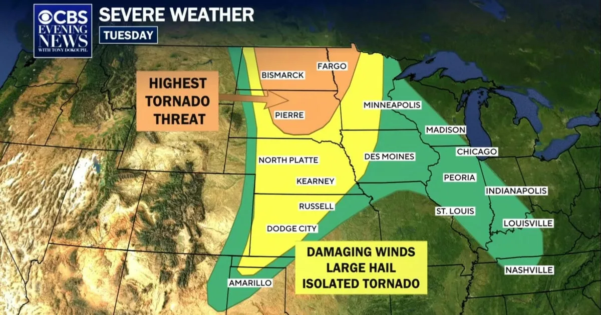 Severe Storms and Flood Threats Impact Millions Across Central and Midwest U.S.