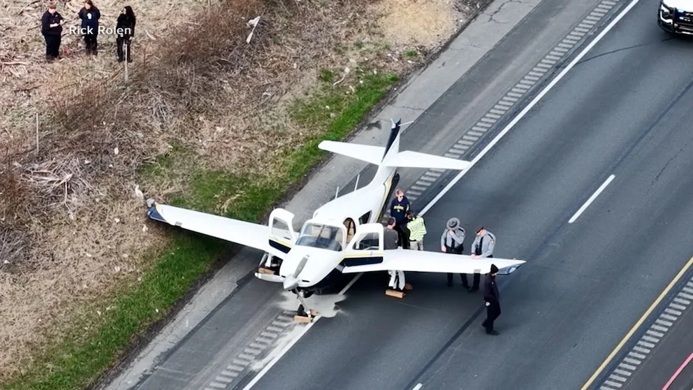 Small Plane Makes Emergency Landing on Interstate 78 in Pennsylvania