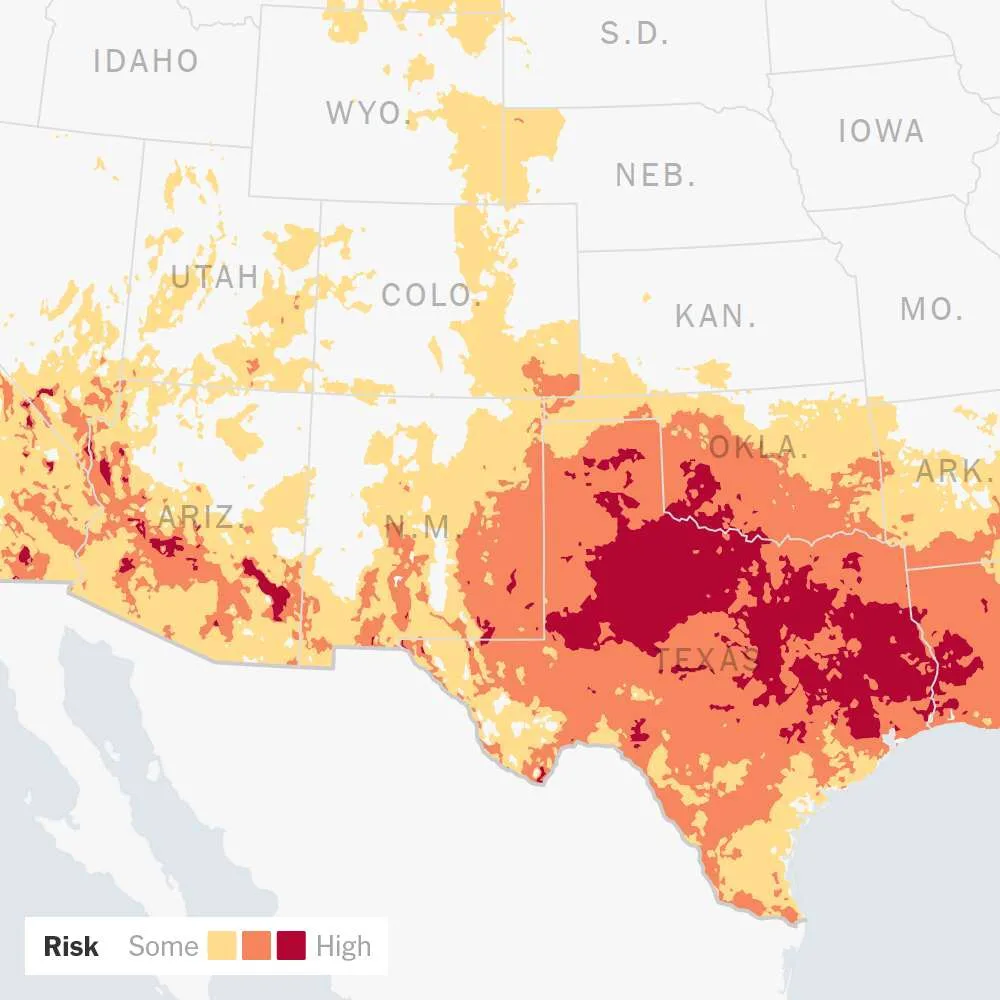 Southern States Face Prolonged and Dangerous Late August Heat Wave