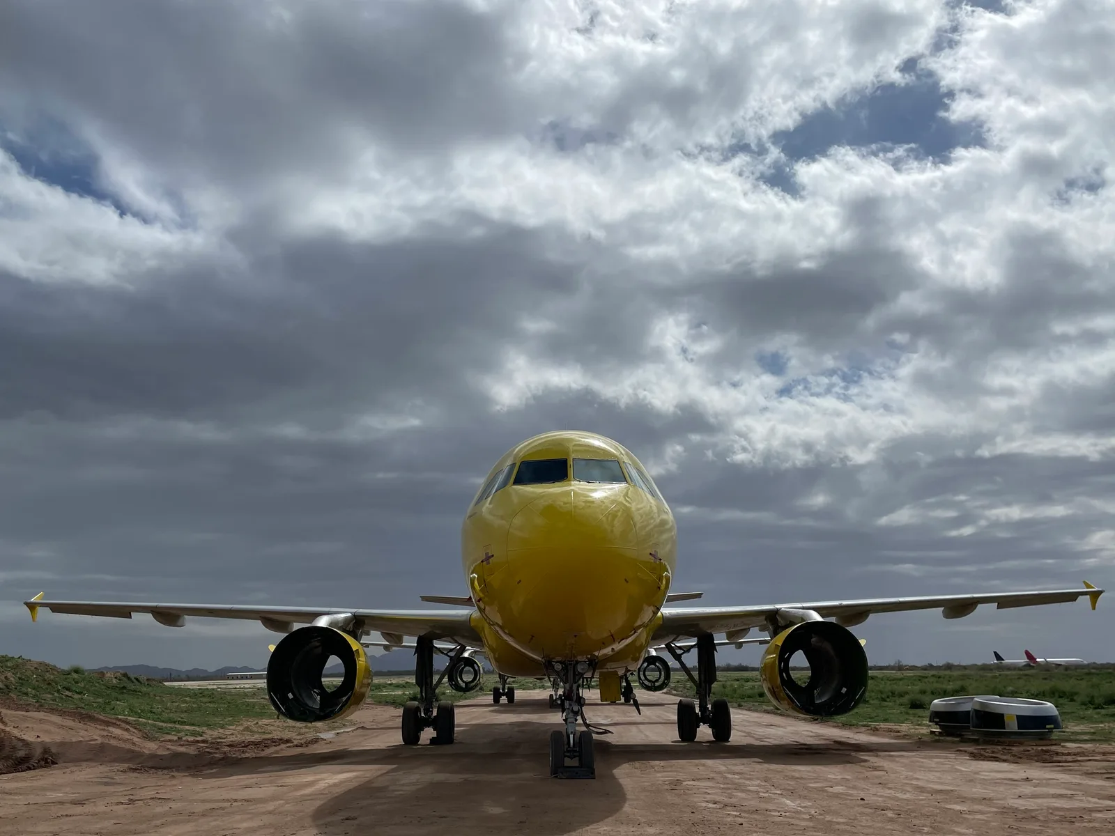 Spirit Airlines Moves Fleet to Desert Storage After Shutdown