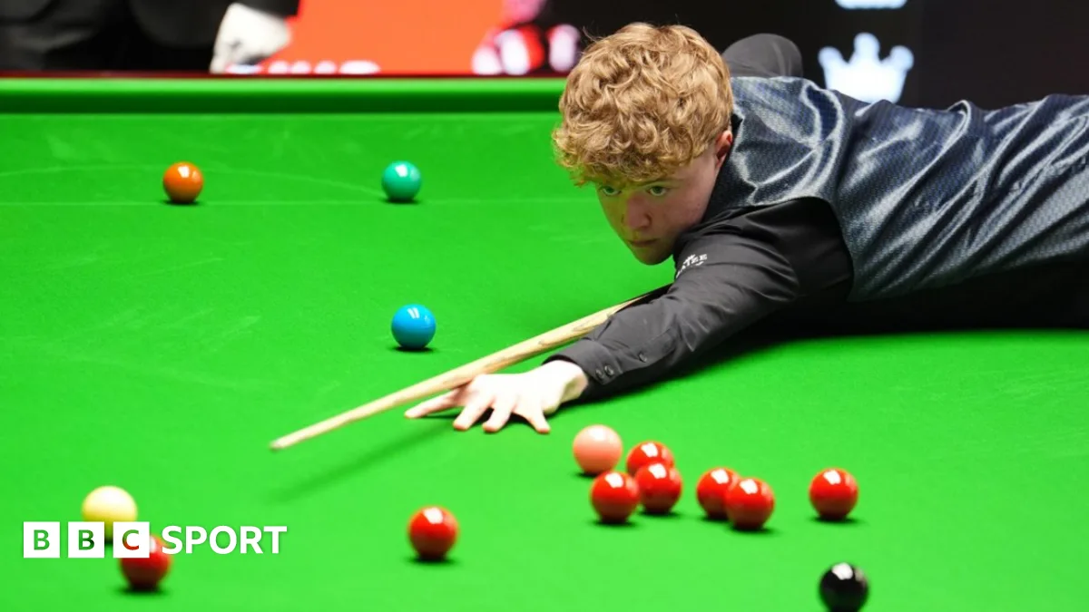 Stan Moody Leads Kyren Wilson 6-3 in Crucible Debut at World Championship