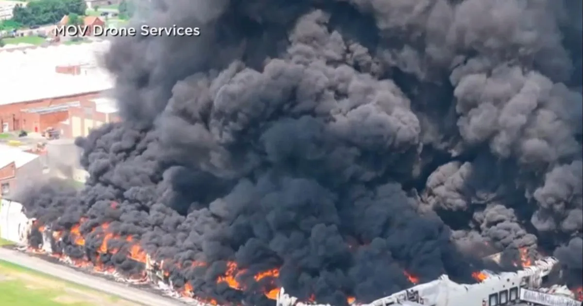 State of Emergency Declared as Parkersburg Warehouse Fire Continues