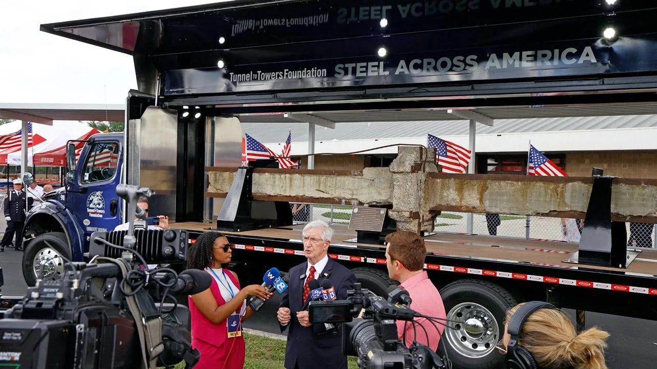 9/11 Museum Efforts and Memorial Steel Beam Tour Mark Anniversary Remembrance