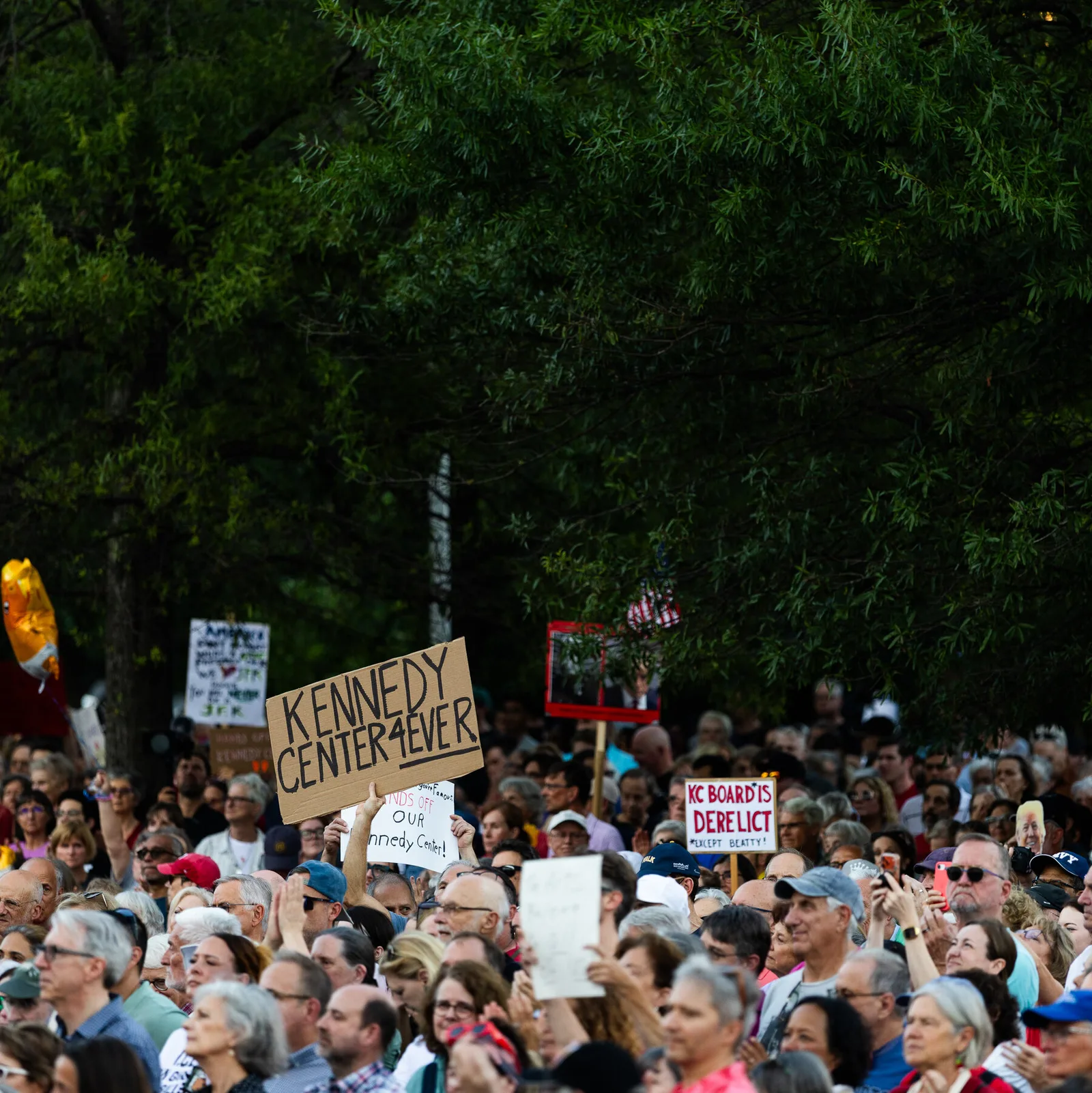 Supporters Rally at Kennedy Center Amid Demolition Speculation