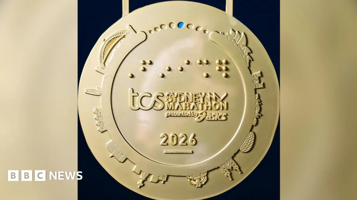 Sydney Marathon Medal Features Image of Munich Stadium Due to Design Error