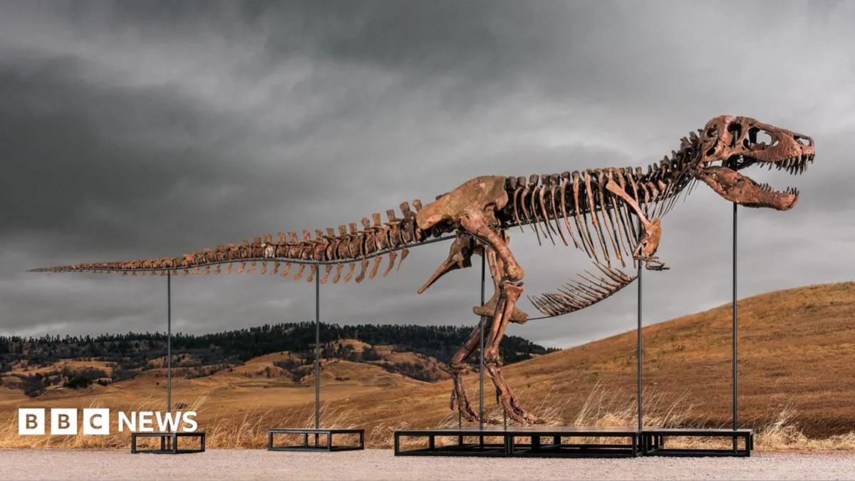 T. rex Fossil Sells for $50.1 Million, Setting New Auction Record