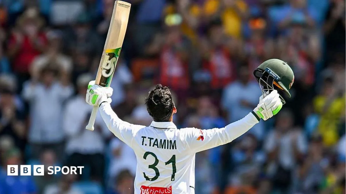 Tanzid Hasan Tamim Scores Bangladesh's First Test Century in Australia