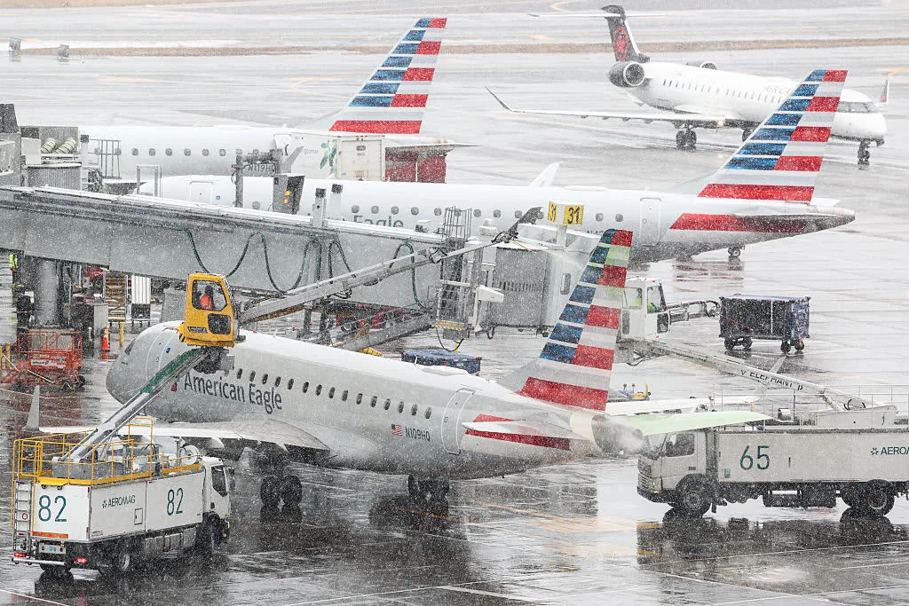 Winter Storm Causes Thousands of Flight Cancellations Across East Coast Airports