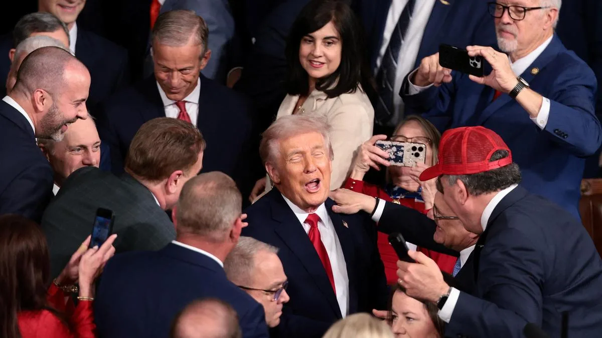 Trump Addresses Iran Tensions and Domestic Issues in State of the Union Speech